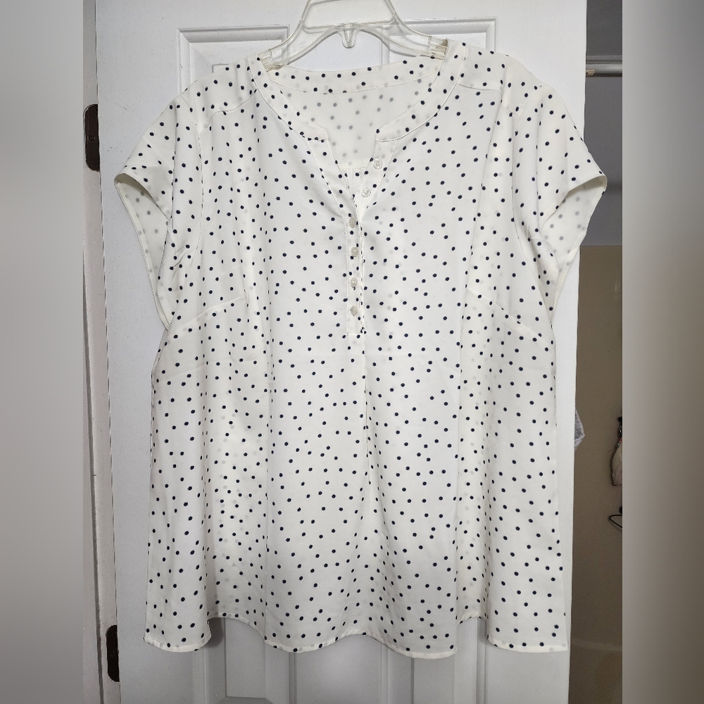 Monday Fun Channing Button Detail Blouse